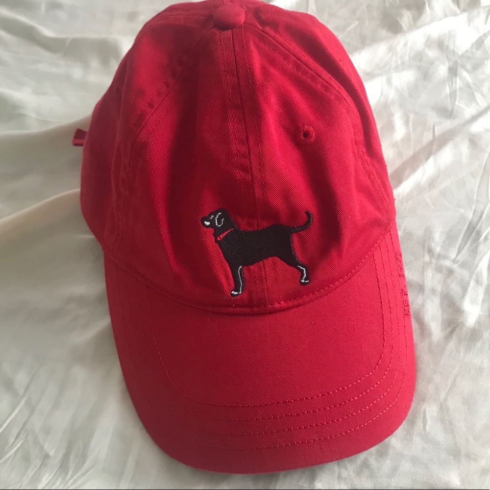 The Black Dog | Red Snap Back Hat